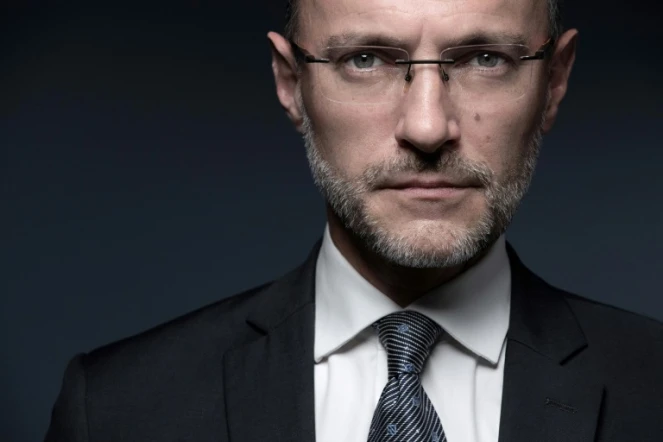 Nicolas Forissier, ancien responsable de l'audit interne d'UBS France, devenu lanceur d'alerte, le 11 mai 2022 à Paris