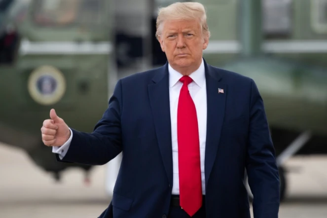 Donald Trump le 10 juillet 2020 dans le Maryland