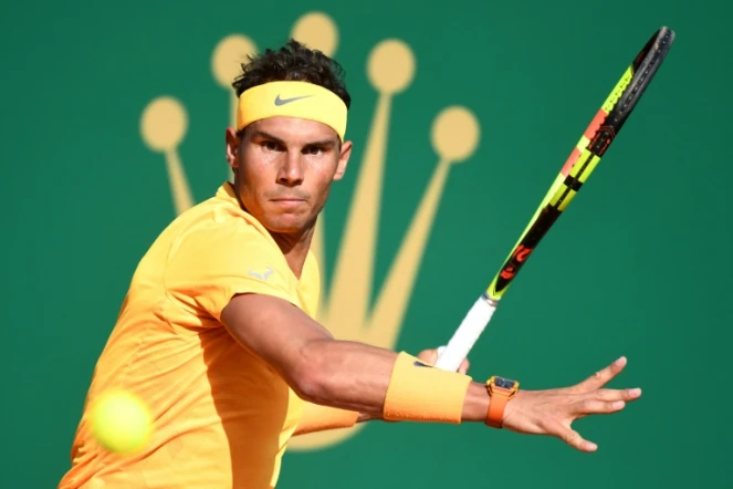 Rafael Nadal, le 19 avril 2018, à Monte Carlo