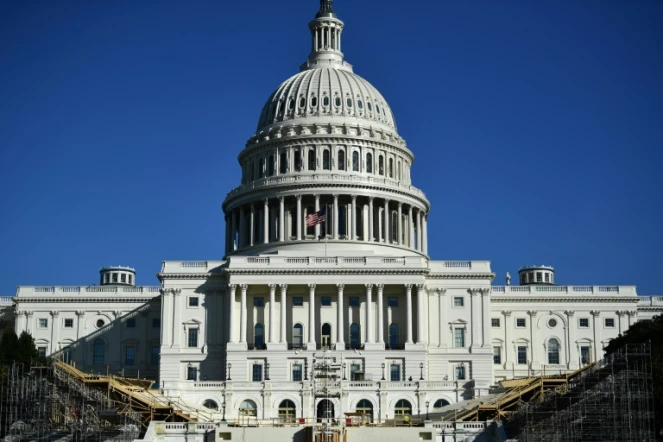 Le Capitole des Etats-Unis, où a été difficilement adopté le plan d'aide censé atténuer les ravages économiques de la pandémie de Covid-19