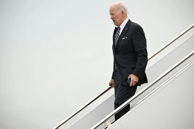 Le président américain Joe Biden à New Castle, dans le Delaware, le 27 mai 2022