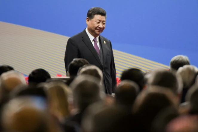 Le président chinois Xi Jinping lors du sommet consacré aux Nouvelles routes de la soie, le 26 avril 2019 à Pékin