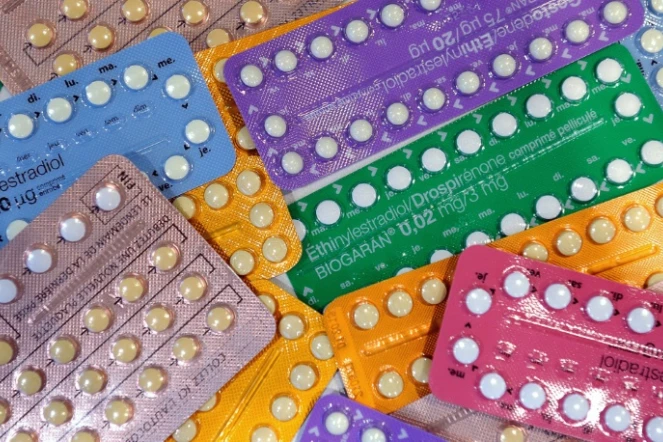 Photo d'archives de plaquettes de pilules contraceptives prise le 28 janvier 2013