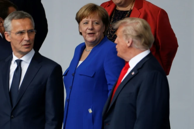 
Le président américain Donald Trump avait déclaré avant l'ouverture officielle du sommet de l'OTAN à Bruxelles, le 11 juillet 2018 que "L'Allemagne est complètement contrôlée par la Russie (...) elle est prisonnière de la Russie"