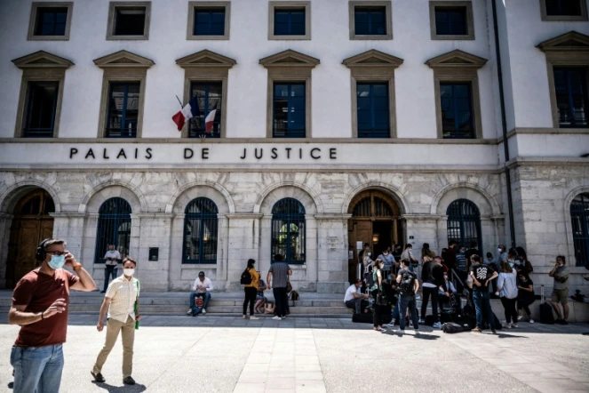 Palais de justice de Valence, le 10 juin 2021 