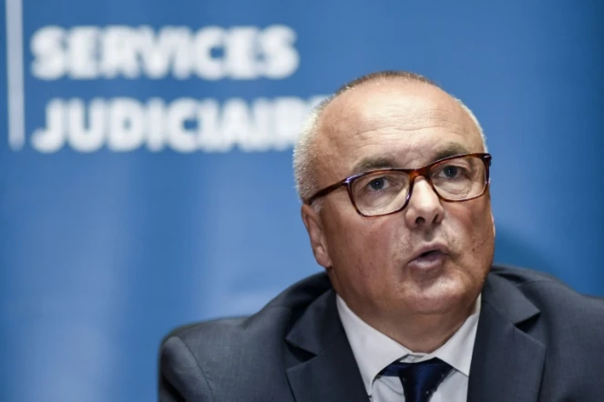 Le procureur de Nantes, Pierre Sennes lors d'une conférence de presse au tribunal de Nantes, le 06 juillet 2018