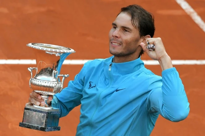 Rafael Nadal, l'empereur de Rome, après sa victoire sur son grand rival Novak Djokovic, le 19 mai 2019 