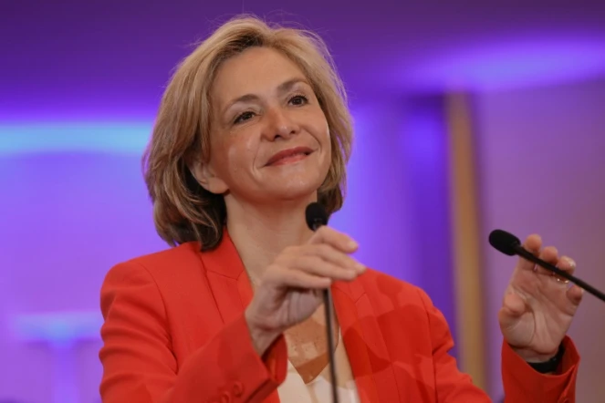 La candidate LR à la présidentielle, Valérie Pécresse, lors du conseil national des Centristes, le 22 janvier 2022 à Paris 