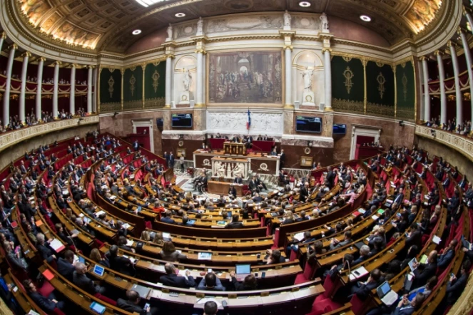 L'Assemblée nationale le 6 décembre 2017 à Paris