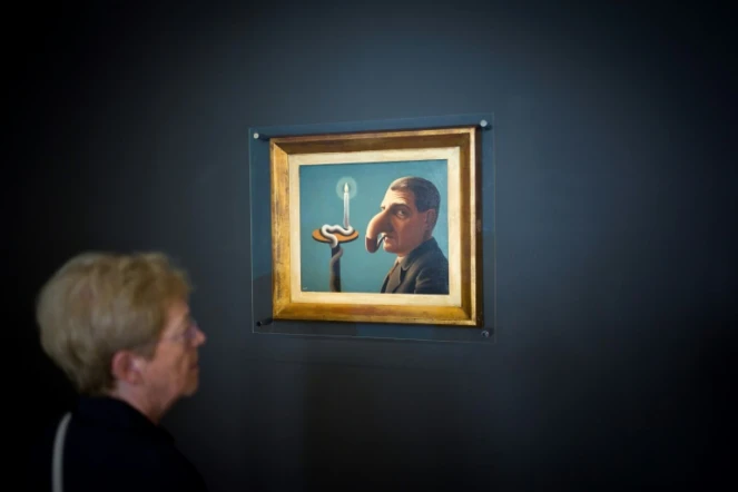 L'exposition "Magritte, la trahison des images", le 20 septembre 2016 au Centre Pompidou à Paris