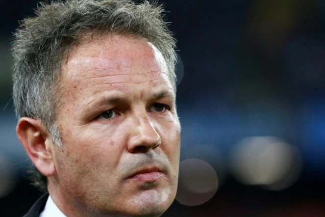 L'entraîneur serbe Sinisa Mihajlovic lors d'un match de l'AC Milan face à Naples, le 22 février 2016 au stade San Paolo
