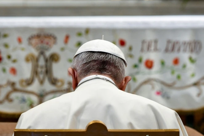 Le pape François à Rome, le 1er mai 2018. 