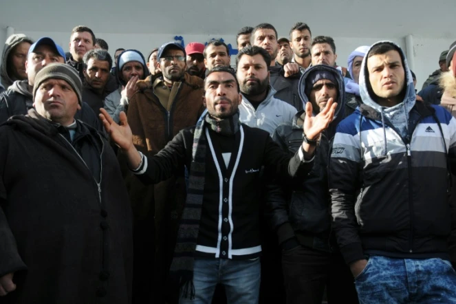 Manifestation le 22 janvier 2016 à Kasserine