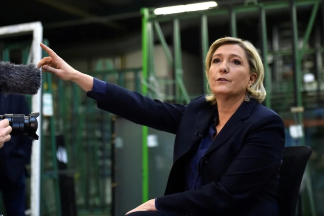 Marine Le Pen le 18 janvier 2017 à Forbach