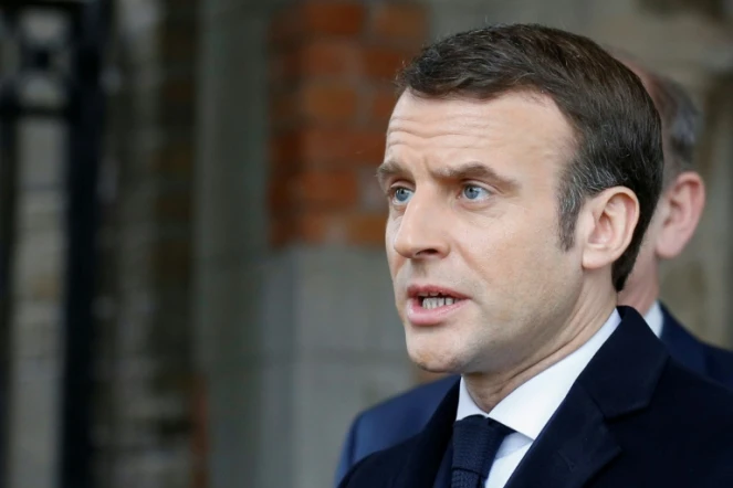 Emmanuel Macron le 15 mars 2020 au Touquet