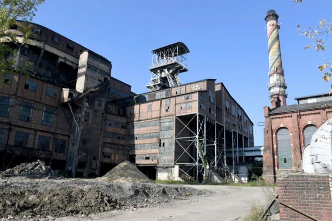 Une mine de charbon abandonnée à Mikolow, le 12 octobre 2018  en Silésie, dans le sud de la Pologne