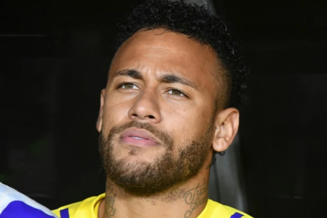 Neymar avant un match amical avec le Brésil face au Pérou, le 10 septembre 2019 à Los Angeles