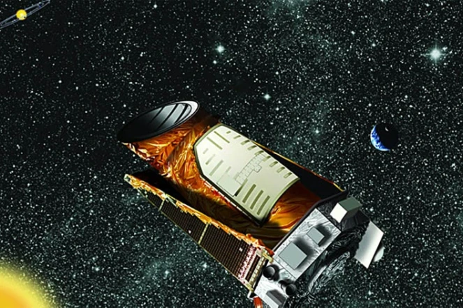 La télescope spatial Kepler, dans un dessin créé par la Nasa, obtenu le 5 mars 2009