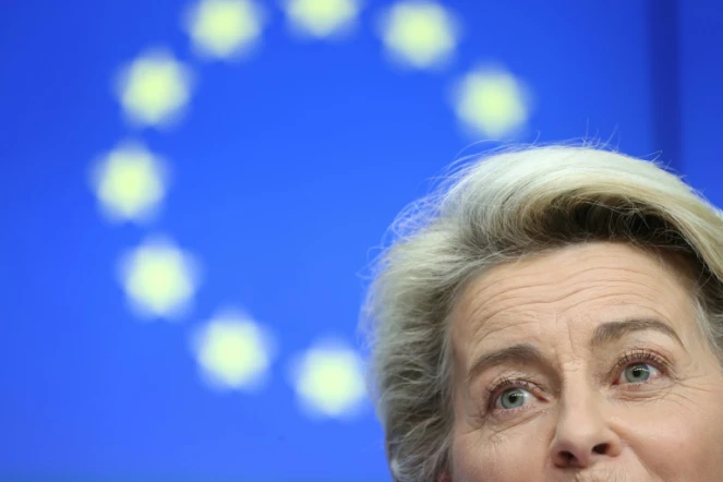 La présidente de la Commision européenne Ursula von der Leyen, le 15 juin 2021 à Bruxelles