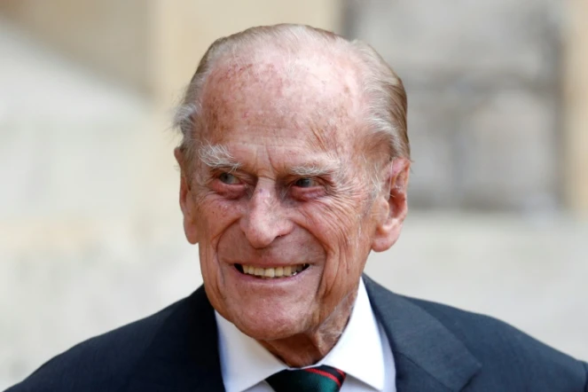 Le prince Philip, le 22 juillet 2020 au chateau de Windsor