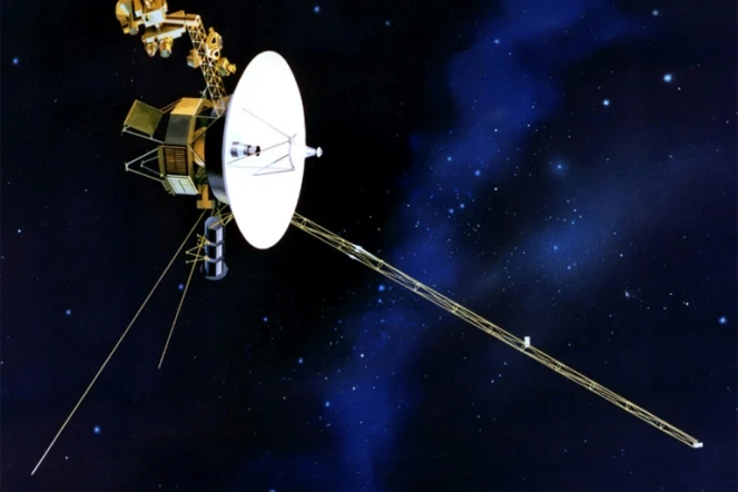 Photo de la Nasa datée du 3 août 2002 d'une image artistique de la sonde Voyager 