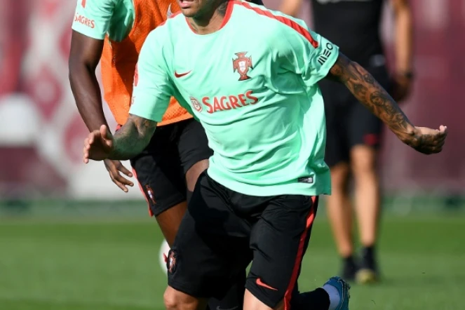 L'attaquant du Portugal Ricardo Quaresma lors d'une séance d'entraînement à Kazan, le 16 juin 2017