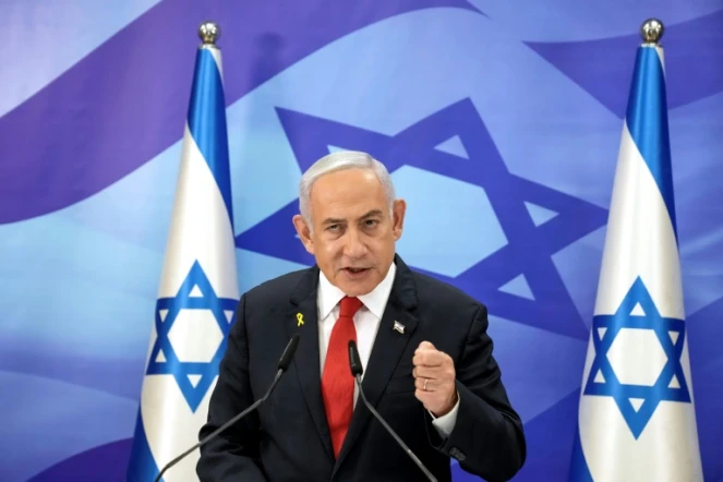 Le Premier ministre israélien Benjamin Netanyahu, le 9 décembre 2024 à Jérusalem