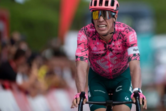 Le coureur colombien Rigoberto Uran s'est imposé lors de la 17e étape du Tour d'Espagne mercredi.