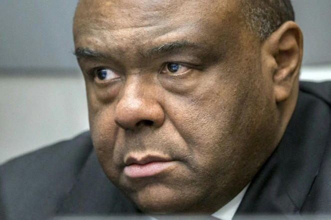 L'ancien vice-président congolais Jean-Pierre Bemba à la Cour pénale internationale à la Haye, le 21 mars 2016
