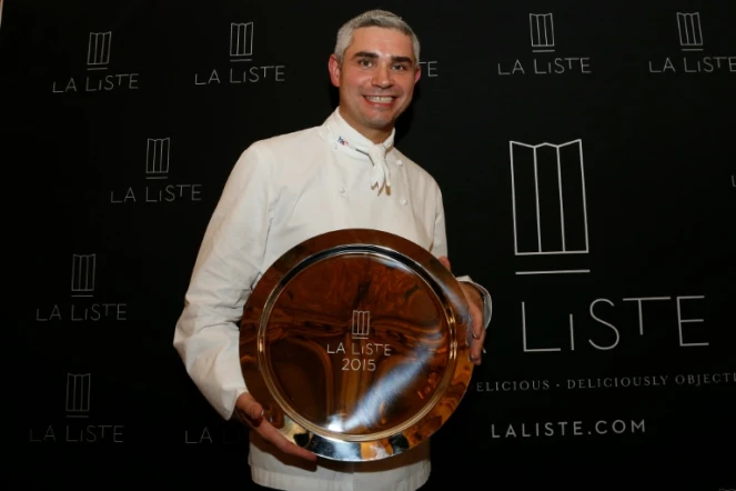 Benoit Violier, chef du Restaurant de l'Hôtel de Ville à Crissier (Suisse), le 17 décembre 2015 à Paris