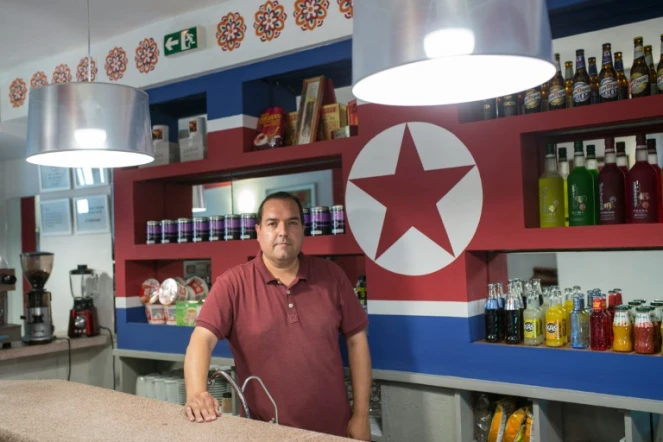 L'Espagnol Alejandro Cao de Benos, président de l'Association d'amitié avec la Corée, le 30 juillet 2016 à Tarragone en Espagne 