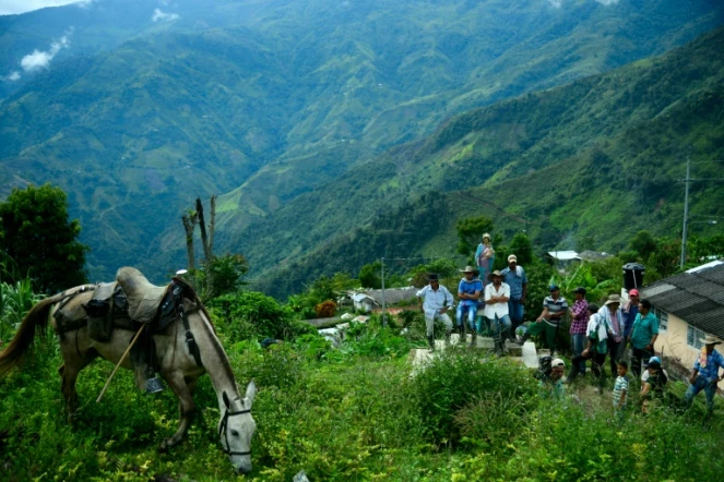 Des habitants de Pueblo Nuevo en Colombie le 10 juillet 2016