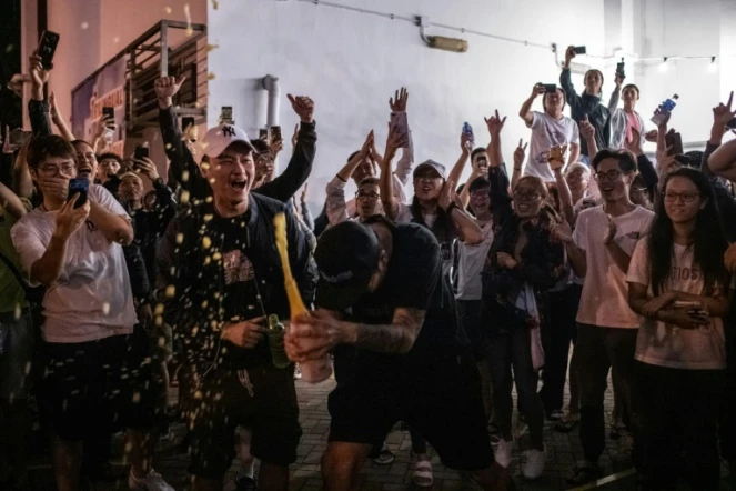 Hong Kong media have reported that the city's pro-democracy camp is headed for a stunning victory in the district council elections