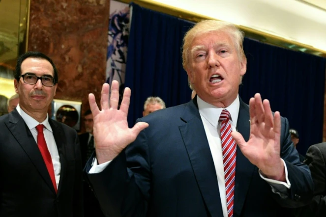 Le président américain Donald Trump à la Trump Tower, le 15 août 2017