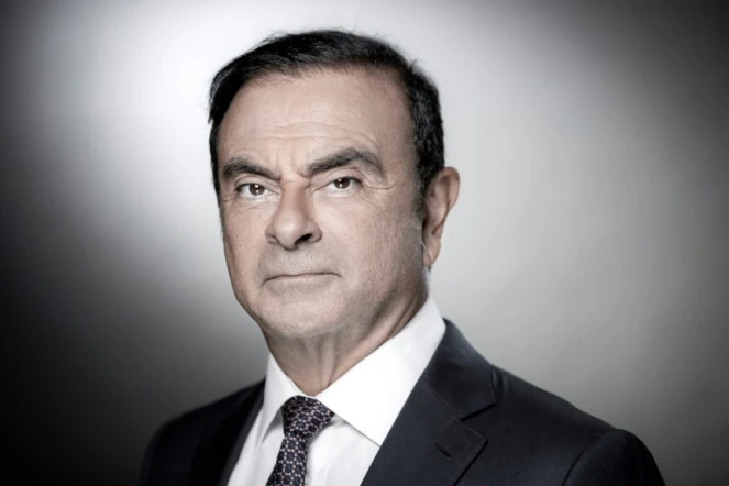 Carlos Ghosn le 12 septembre 2018 au siège de Renault à Boulogne-Billancourt 