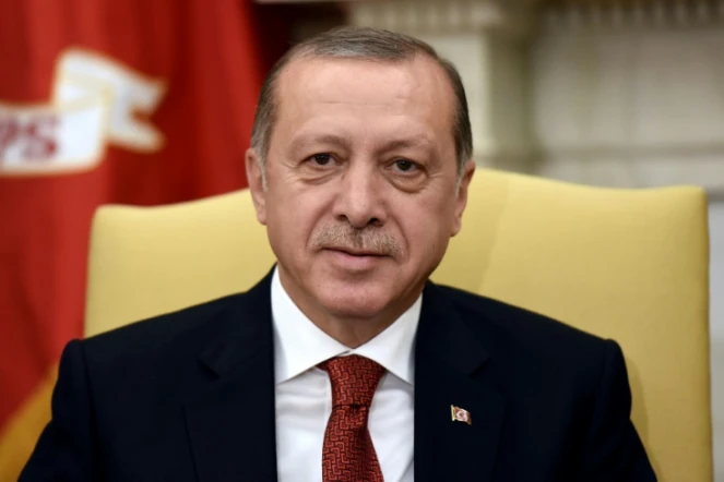 Le président turc Recep Tayyip Erdogan, le 16 mai 2017 à Washington