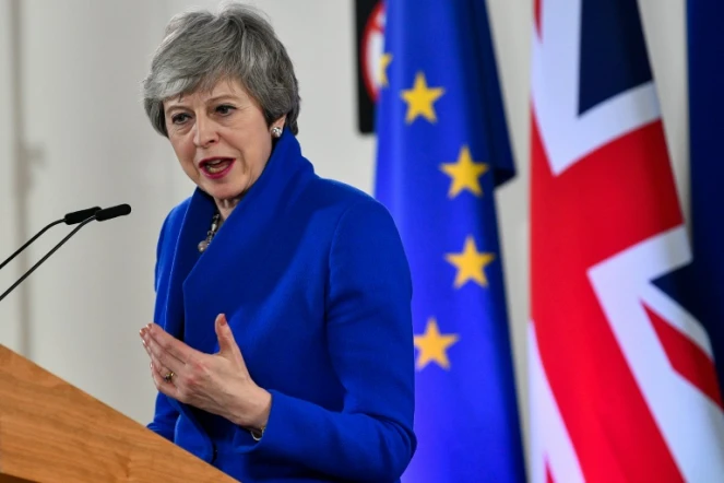La Première ministre britannique Theresa May le 11 avril 2019 à Bruxelles, en Belgique