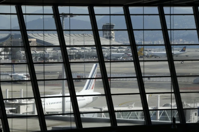 L'aéroport de Nice, le 9 avril 2015