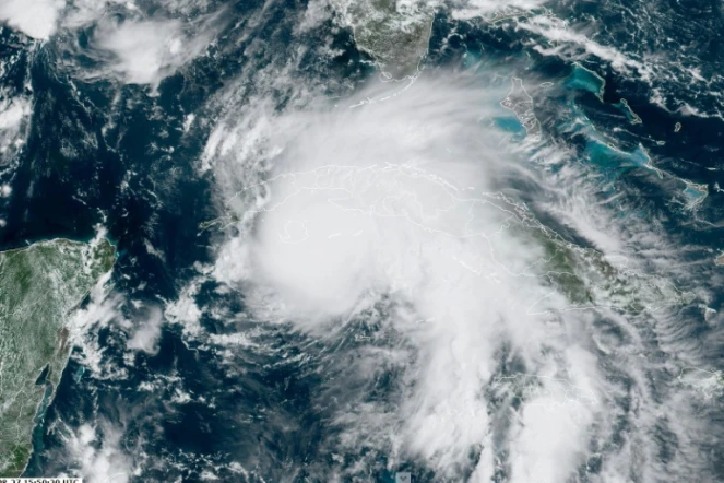 L'ouragan Ida le 27 août 2021