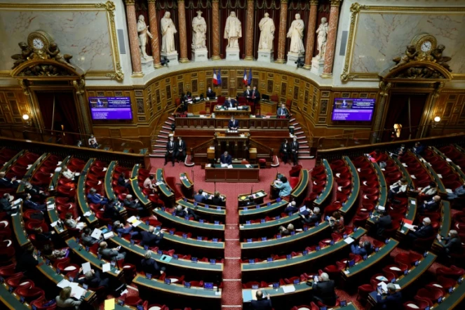 L'hémicycle du Sénat, qui entame jeudi l'examen du premier volet des mesures en faveur du pouvoir d'achat 