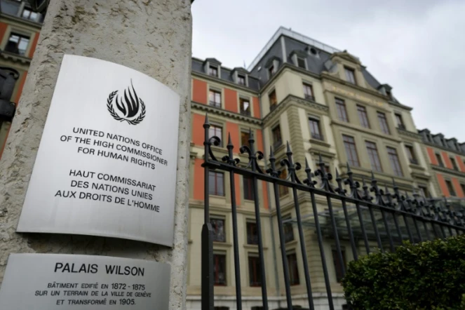 Le Palais Wilson, qui abrite le siège du Haut-Commissariat de l'ONU aux droits de l'Homme, à Genève, le 8 janvier 2018