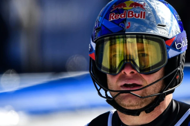 Le skieur français Alexis Pinturault, après le slalom de Cortina d'Ampezzo, le 21 février 2021 