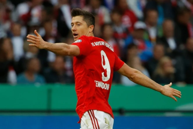 L'attaquant du Bayern Munich auteur d'un doublé lors de la victoire en finale de Coupe d'Allemagne 3-0 face à Leipzig le 25 mai 2019