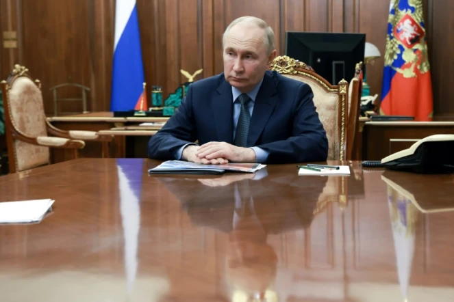 Le président russe Vladimir Poutine, le 29 août 2024 à Moscou