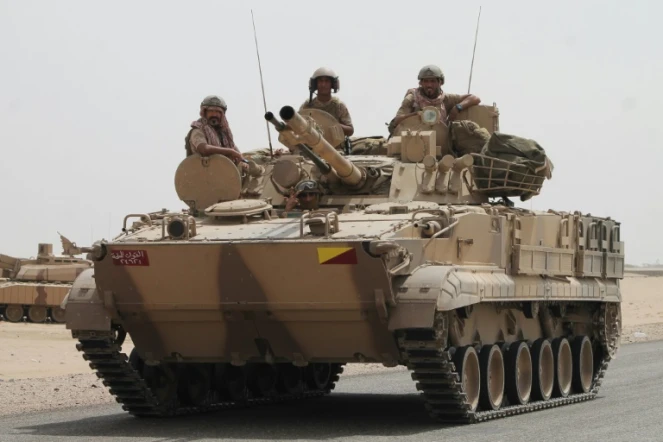 Des soldats yéménites, le 3 août 2015 près d'Aden