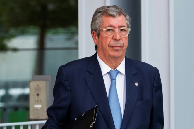 Patrick Balkany arrive au tribunal le 22 mai 2019 à Paris