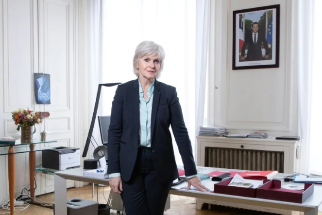 Isabelle Rome, ministre déléguée chargée de l'Égalité entre les femmes et les hommes, dans son bureau à Paris, le 23 juin 2022