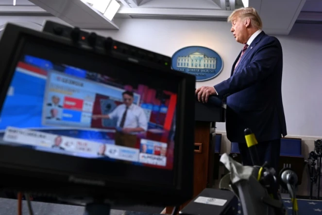 Donald Trump à Washington le 5 novembre 2020