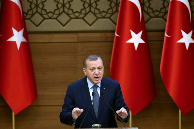 Le président turc, Recep Tayyip Erdogan, le 14 décembre 2016 à Ankara