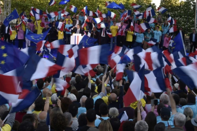 Meeting d'Emmanuel Macron, le 4 mai 2017 à Albi